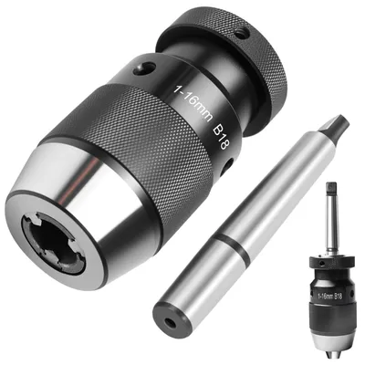 Zdjęcie produktu dla Uchwyt wiertarski - Szybkomocujący uchwyt wiertarski - Zakres mocowania 1-16 mm - Stożek MK2/MT2 - B18