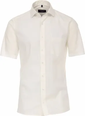 Produktbild von CASAMODA Herren Businesshemd Kurzarm Kent Modern-Fit Creme 39
