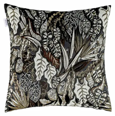 Obrázok produktu pre Kolekcia SCHÖNER WOHNEN – Dekoračný obal na vankúš GIARDINO, antracitová farba, 45 x 45 cm