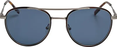 Produktbild von Lacoste Runde Herren-Sonnenbrille mit Doppelsteg L258S