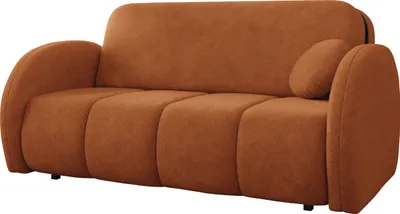 Produktbild von MIRJAN24 Schlafsofa Viva Comfy IV, Bettkasten und Schlaffunktion, Wohnzimmer, 3-Sitzer (Farbe: Velo 627)