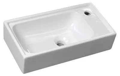 Immagine prodotto di Lavabo ORION in Vetroceramica 50x26,5 cm, bianco