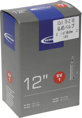 Produktbild von Schwalbe Fahrrad-Schlauch SV1 12x1/2x1,75-2 1/4'' 47/62-203 SV40mm