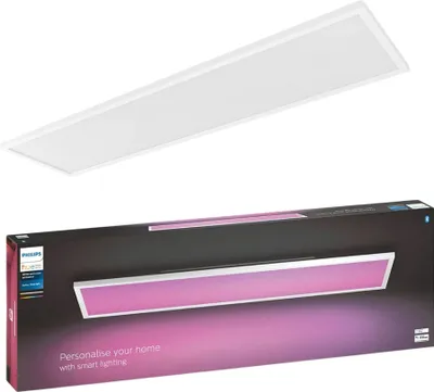 Image de Philips Hue Panneau LED White & Color Ambiance Surimu carré blanc 120 x 30 cm