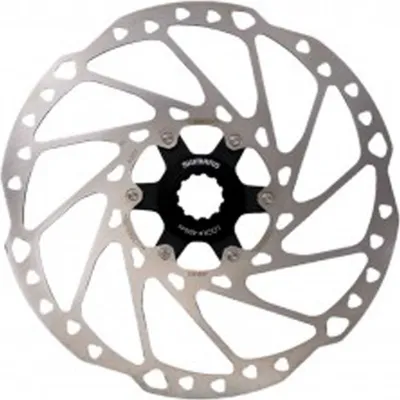 Produktbild von SHIMANO ESMRT64MI3C Bremsscheibe 180 mm, CenterLock, schwarz/silber