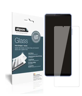 Zdjęcie produktu dla 1x folia ochronna do Sony Xperia 10 III - folia antywstrząsowa 9H dipos Glass szkło plastikowe