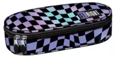 Image de Trousse à crayons avec rabat Weavy Chessboard - ST-MAJEWSKI