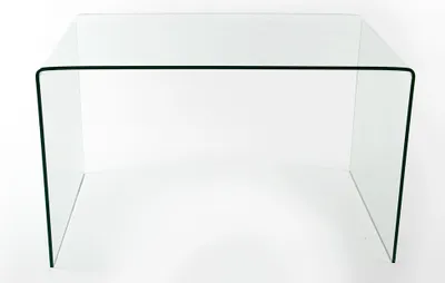 Produktbild von riess-ambiente Extravaganter Glas Esstisch FANTOME 120cm transparent Schreibtisch Ganzglastisch Esszimmertisch Glastisch Tisch