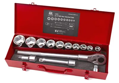 Imagen del producto de Juego profesional de dos brocas de 3/4 de pulgada, fabricado en metal