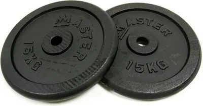 Image de Disque MASTER 15 kg métal (paire)