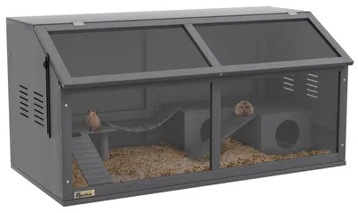 Produktbild von Caviahok – Kaninchenstall – Nagetierstall – Meerschweinchenkäfig – Nagetierhaus – Aus nachhaltigem Kiefernholz