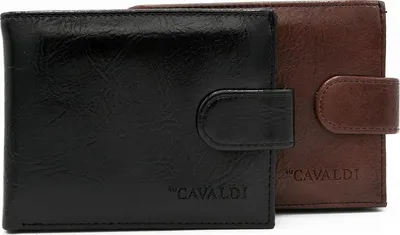 Immagine prodotto di 4U Cavaldi Portafoglio da uomo Crown nero Taglia unica