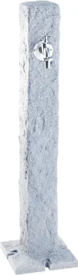 Produktbild von Wasserhahn aus Granit, heller Granit, Höhe: 100 cm
