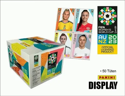Produktbild von Panini FIFA Women's World Cup 2023, Fußball, 250 Stück(e), 01/06/2023, Box