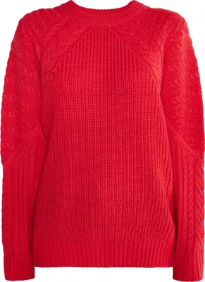 Image de Pull SWIRLY pour femmes - rouge, M