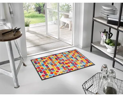 Produktbild von wash+dry Schmutzfangmatte Mikado Dots - 40 x 60 cm