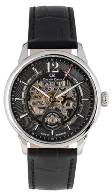 Zdjęcie produktu dla Zegarek męski Carl von Zeyten, model Schramberg Skeleton, limitowana edycja. Numer modelu: CarlvonZeyten-CVZ0080BKS