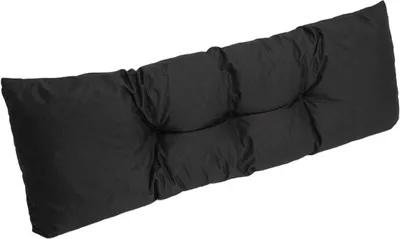 Zdjęcie produktu dla Poduszka na paletę czarna | siedzisko 120x40cm | Poduszka ogrodowa | poduszka na europaletę | poduszka na palety | poduszka na ławkę