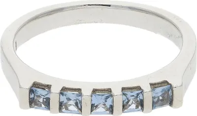 Produktbild von Ring Silber 925 Zirkonia hellblau JL30-07-4660 JuwelmaLux Größe 58
