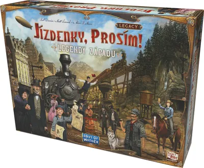 Obrázek produktu pro Asmodee Czech Republic Jízdenky, prosím! Legacy: Legendy západu