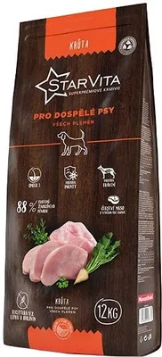Produktbild von Starvita Trockenfutter für Hunde Truthahn 12kg