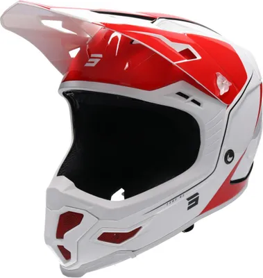 Produktbild von SHOT CORE COM Motocross Helm mit herausnehmbarem Helmschild, waschbarem Innenfutter und Belüftung