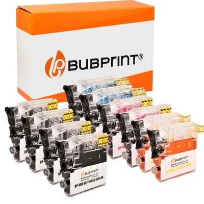 Produktbild von 10 Druckerpatronen kompatibel für Brother LC-1100 LC-980 für DCP-145C DCP-195C DCP-375CW DCP-J715W MFC-490CW MFC-5890CN MFC-5490CN MFC-6490CW