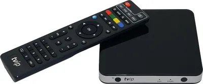Produktbild von TVIP S-Box v.600 IPTV/OTT 4K UHD Media Player schwarz/silber