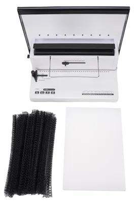 Spiralbindegerät, 34 Löcher, 20 Blatt Stanz-, 140 Blatt Bindekapazität