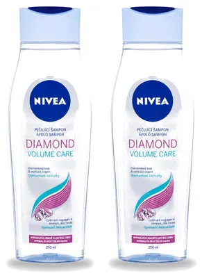 Obrázok produktu pre 2 x Šampón NIVEA Diamond Volume Care - 250 ml - Výhodný balík - 2 kusy