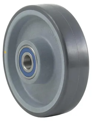 Obrázek produktu pro 160mm kolečko s šedým elektricky vodivým termoplastickým polyuretanem na nylu