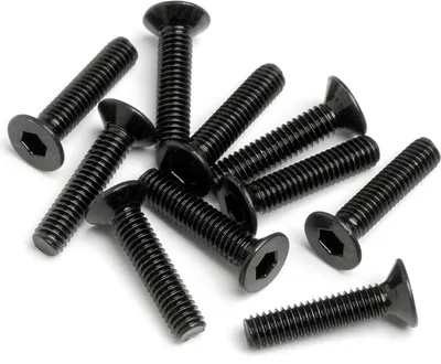 Produktbild von HPI Senkkopfschraube M2.5x12mm (Innensechskant/10St)