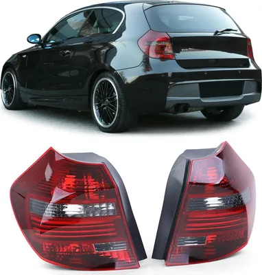 Obrázek produktu pro Zadní LED světla červená/černá pro BMW E81 E87 2007-2012 s xenony