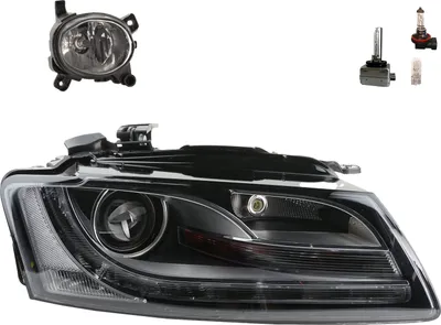 Produktbild von Scheinwerfer Nebel passend für Audi A5 8T 07 -11 Xenon D3S rechts + Leuchtmittel 1341092 8T0941029AK 8T0941699 8T0941699E Johns