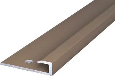 Produktbild von Prinz Einschubprofil Alu edelstahl matt 27 x 6,6 x 2500 mm