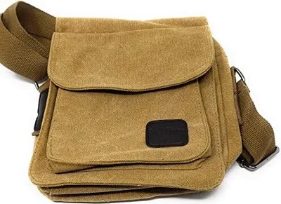 Produktbild von System-S Universal Schultertasche mit 5 Fächern Umhängetasche 24 cm, Khaki