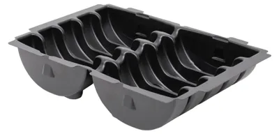 Produktbild von STIER Systainer-Tiefzieheinsatz für Schleifmittel, Ø 150 mm, 200g, 10 Reihen