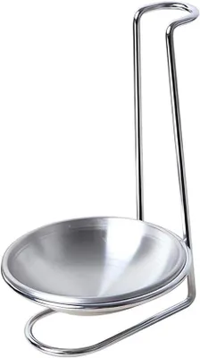Produktbild von RVS-Ablagelepel mit Komlepelhalter für Kochfeld und Spüle