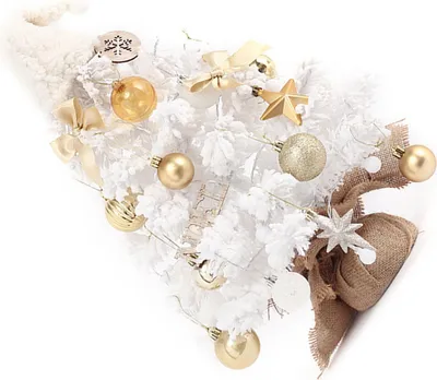 Image de 50 cm Desktop Décoration d'arbre de Noël Mini -Décoration avec LED f��r