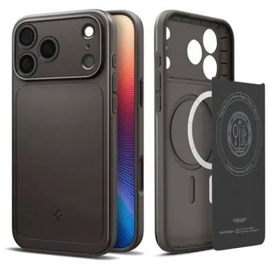 Image de Étui Spigen Thin Fit MagSafe pour iPhone 17 Pro - Gris