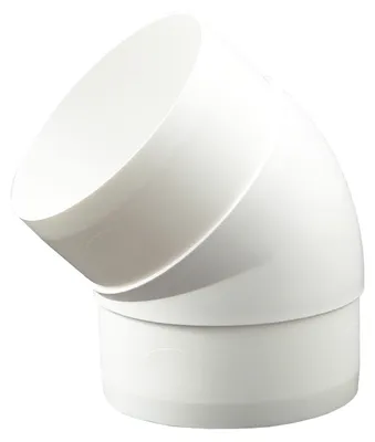 Produktbild von PVC Bogen 45° für Rundrohre 150 mm (691)