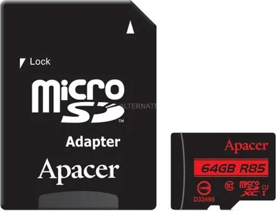 Immagine prodotto di Apacer microSDXC UHS-I U1 Classe10 - 64 GB - MicroSDXC - Classe 10 - UHS-I