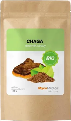 Obrázek produktu pro Chaga prášek BIO 100 g MYCOMEDICA
