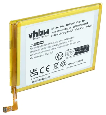 Produktbild von vhbw Akku kompatibel mit ZTE Blade A5 2020, A51 2020, A7 Prime, A7 Prime Z6201V Handy Smartphone Telefon (3100 mAh, 3,85 V, Li-Polymer)