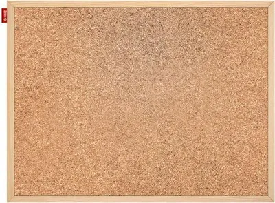 Zdjęcie produktu dla Tablica korkowa Memobe, 70 x 50 cm, drewniana rama