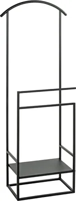Produktbild von HAKU Herrendiener schwarz - Metall, B/H/T: 47x128x26 cm