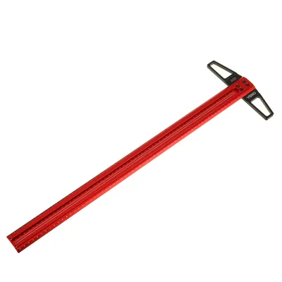 Zdjęcie produktu dla 600mm Linijka do obróbki drewna Linijka do znakowania T Linijka ze stopu aluminium Miernik do znakowania otworów