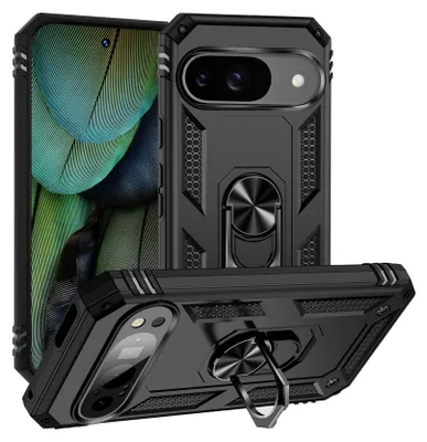 Produktbild von Armor Shield Handyhülle für Google Pixel 9 Hülle Ultra Hybrid Case Handy Schutzhülle, Schwarz