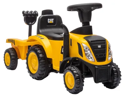 Produktbild von Puck CAT Traktor mit Anhänger | Kinder Laufauto, KI-generiertes Bild