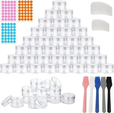 Obrázek produktu pro Prázdné nádobky na krémy - ideální na krémy a mléka - 100 kusů - 3 ml
